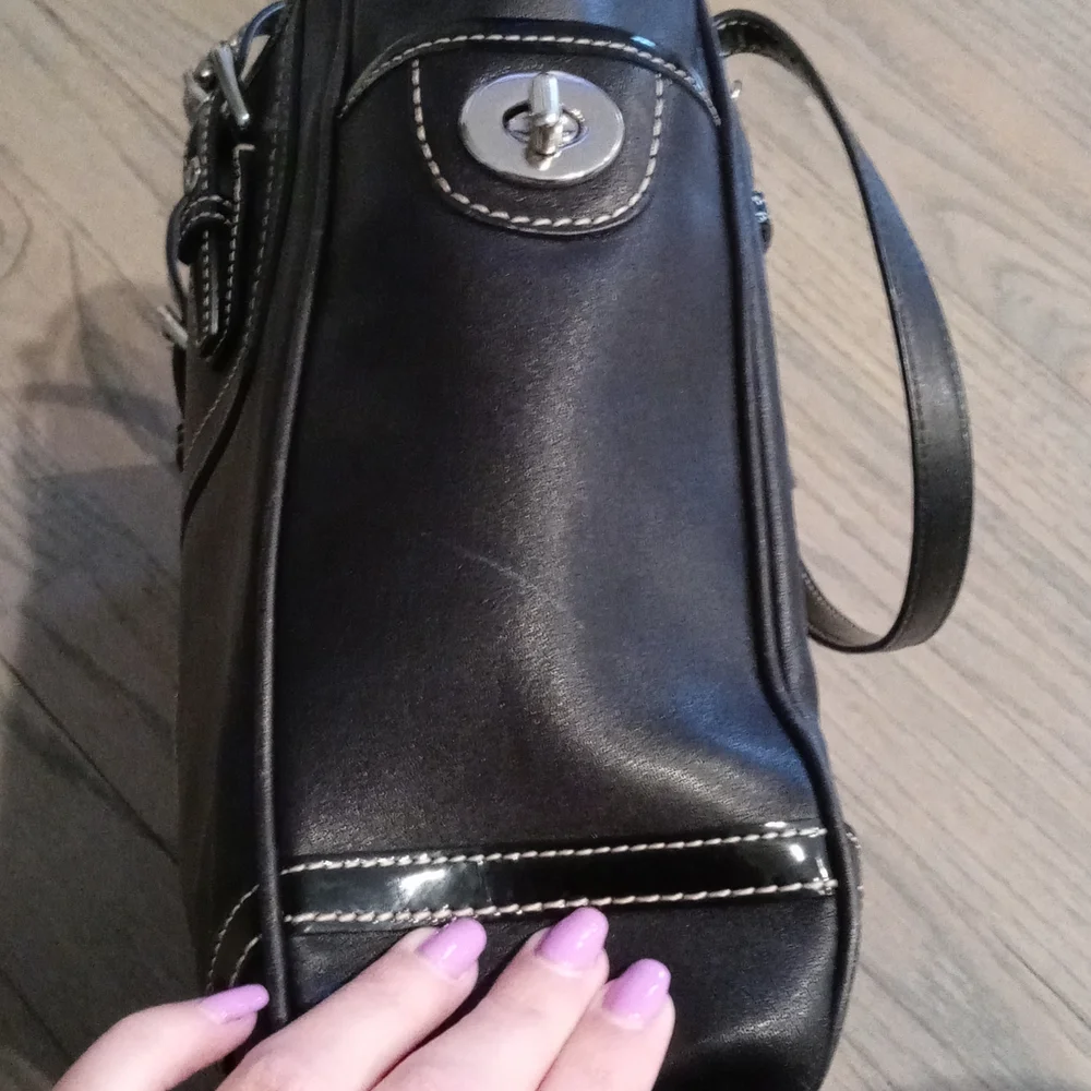 💝Coach Black leather purse Authentic - Picture 12 of 15